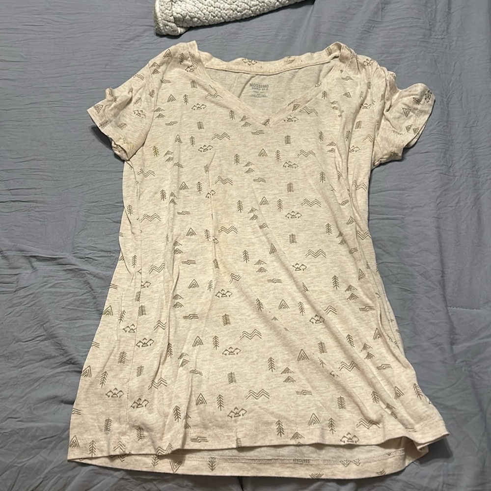 A patterned shirt from Target. Great condition